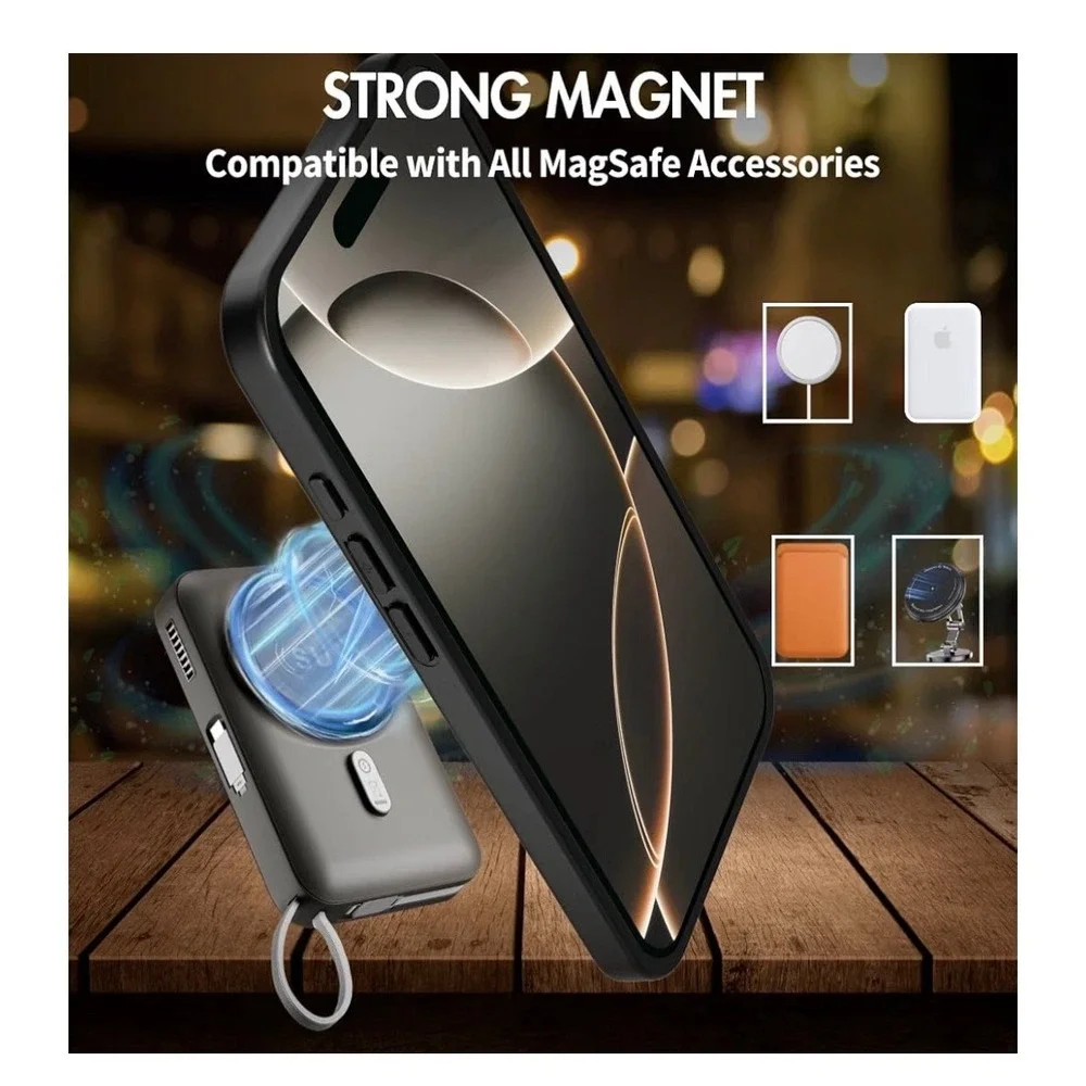 Style Uplift iPhone 16 Pro Dark Gray Suede Magnetic Case MagSafe Slim Protective